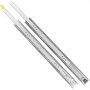 three silver VEVOR heavy duty drawer slides side by side on a white background.