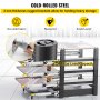 VEVOR heavy duty drawer slides with 250 lbs load capacity, non-deformation, rust-proof.