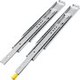 VEVOR Heavy Duty Drawer Slides 36" Length, Locking Drawer Slides 500lbs Load Capacity Long Full Extension Drawer Slide 1 Pair Side Mount Ball Bearing Drawer Glides Push to Open Drawer Runners Rail