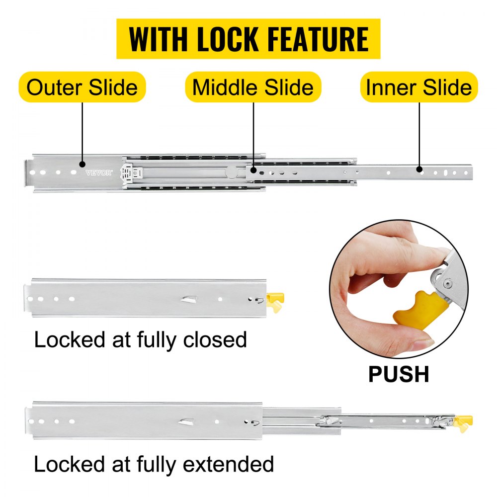 How To Install Locking Drawer Slides 