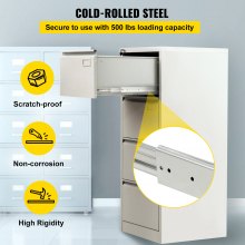 VEVOR Drawer Slides, 1 Pair 50.8 cm Soft Close Drawer Slides, Ball Bearing Side Mount Drawer Hardware Slides, 226.8 kg Load Capacity 3-Section Full Extension Drawer Slides for Smooth Slide, Less Noise