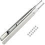 VEVOR Drawer Slides, 1 Pair 48 Inch Soft Close Drawer Slides, Ball Bearing Side Mount Drawer Hardware Slides, 500 LBS Load Capacity 3-Section Full Extension Drawer Slides for Smooth Slide, Less Noise
