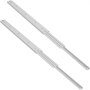 metal VEVOR drawer slides with multiple mounting holes shown extended.