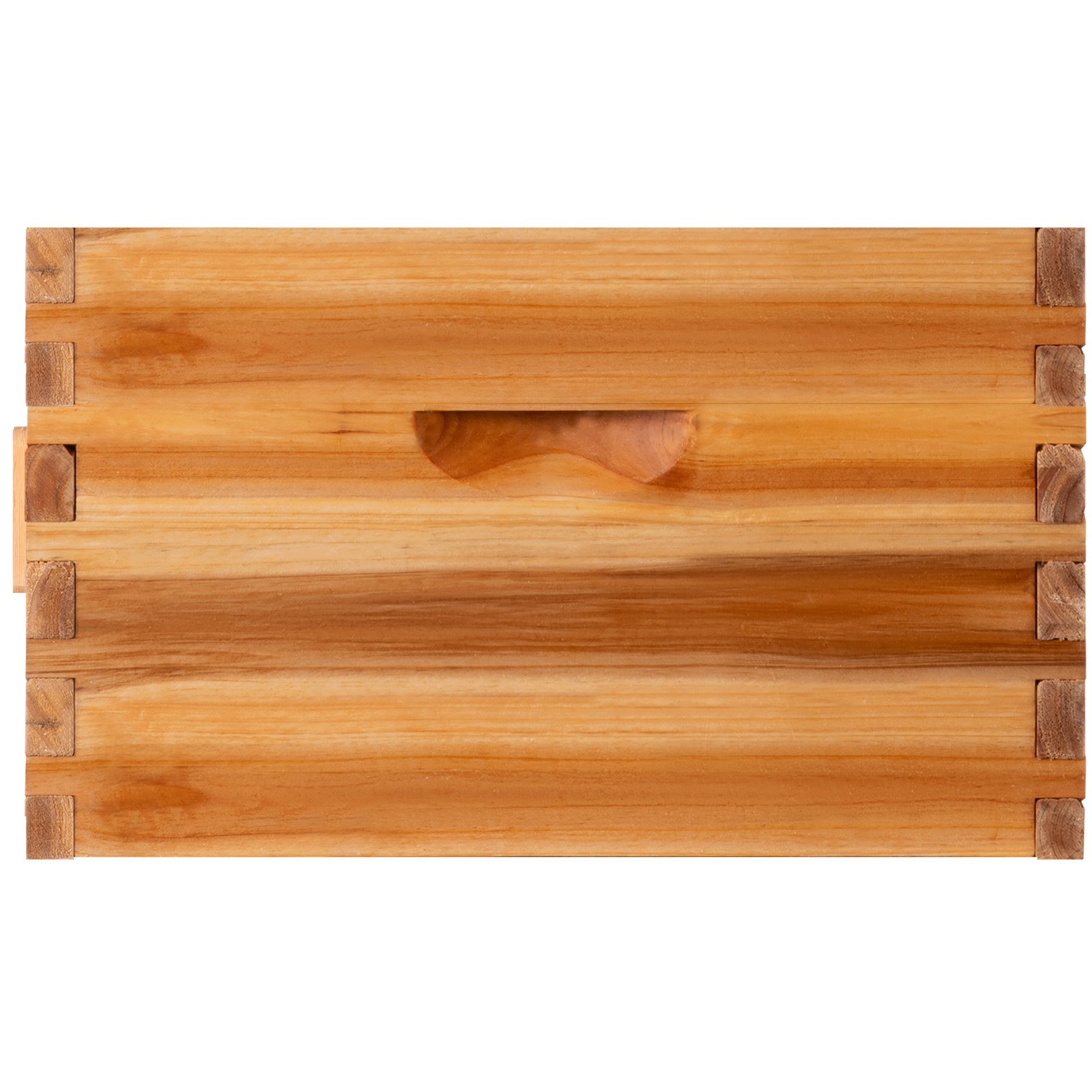 VEVOR Beehive Box Kit Bee Honey Hive 10 Frames 1 Deep Beeswax Natural Fir Wood