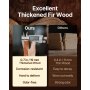 VEVOR Bee Hive Medium Box Starter Kit, 100% Beeswax Coated Natural Cedar Wood, Langstroth Beehive Kit with 10 Frames and Foundations, Transparent Acrylic Bee Windows for Beginners and Pro Beekeepers