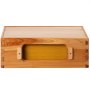 VEVOR Bee Hive, 10-Frame Complete Beehive Kit, 100% Beeswax Natural Wood, Includes 1 Medium Box with 10 Wooden Frames and Waxed Foundations, for Beginners and Pro Beekeepers