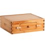 VEVOR Bee Hive, 10-Frame Complete Beehive Kit, 100% Beeswax Natural Wood, Includes 1 Medium Box with 10 Wooden Frames and Waxed Foundations, for Beginners and Pro Beekeepers