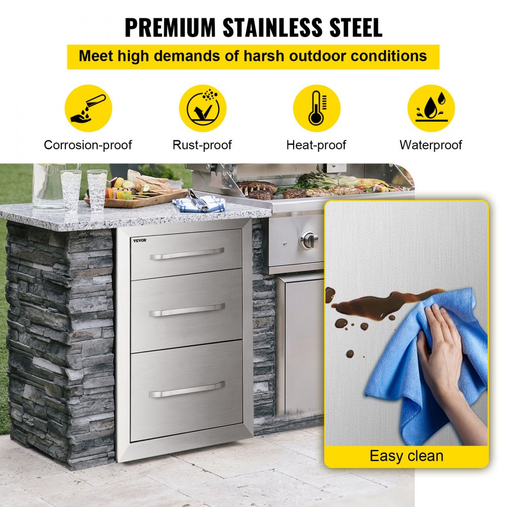 Chest of Drawers 257.4 * 37.6 * 53.3 cm Stainless Steel