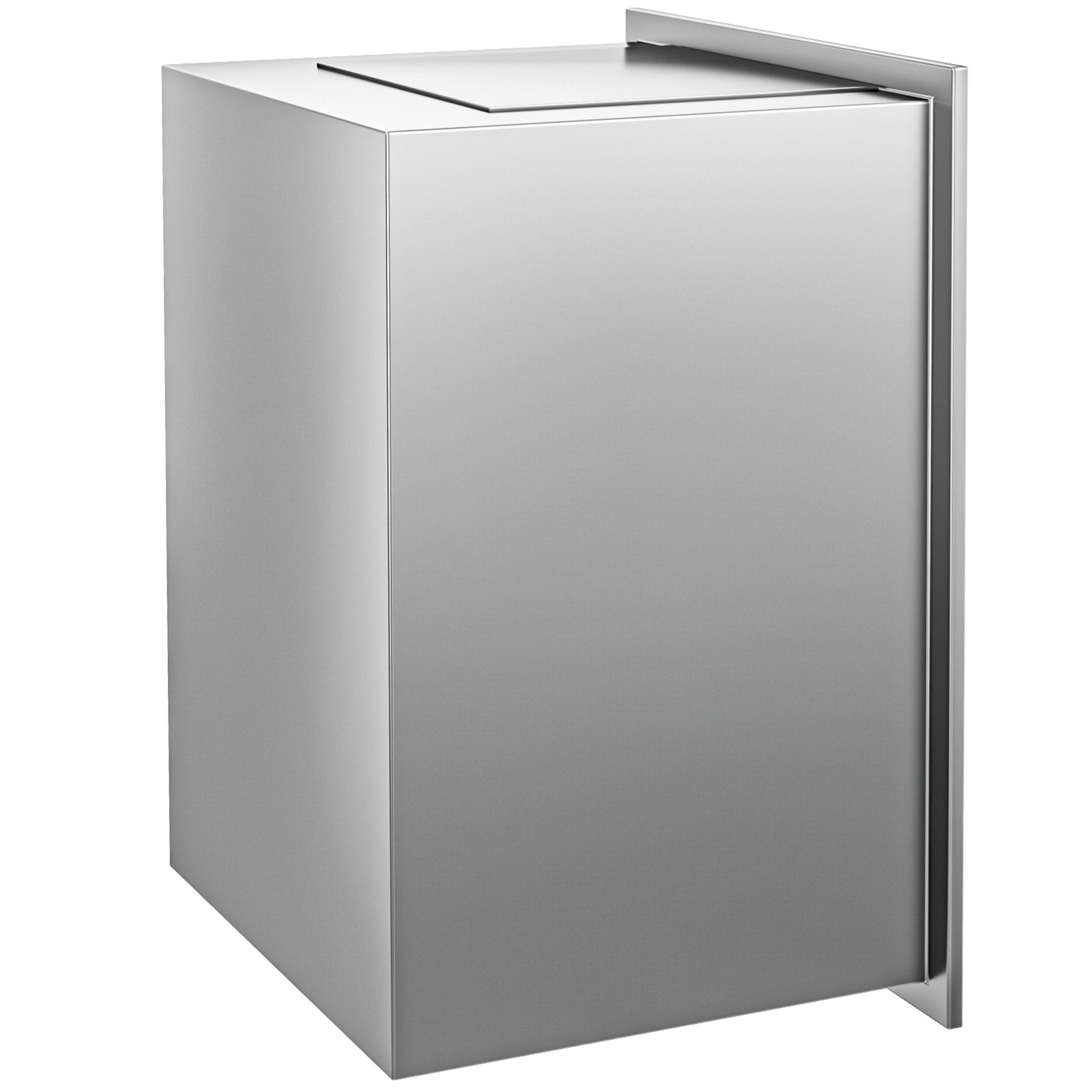 VEVOR Slide Out Trash Drawer Stainless w/ Trash Bag Ring for BBQ Island 50x67cm