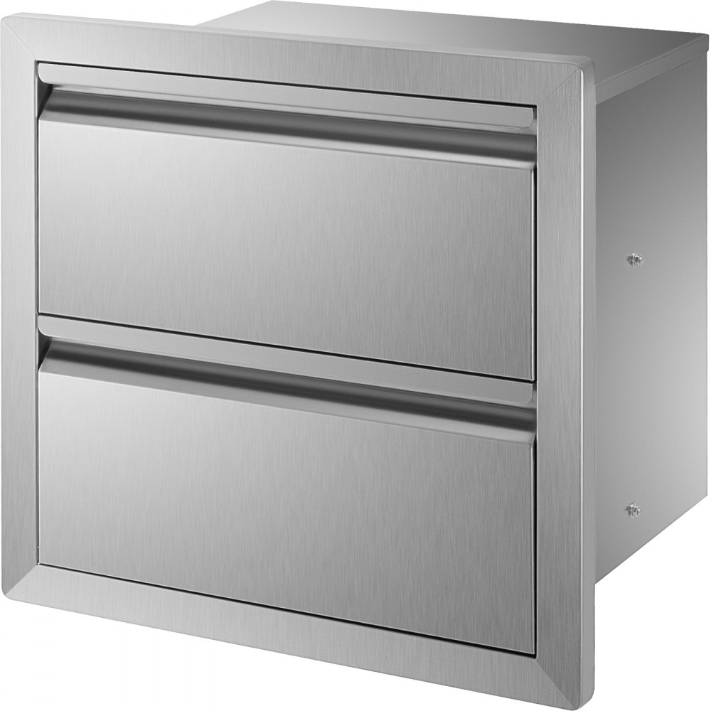 VEVOR Stainless Steel Outdoor Kitchen Drawers, Drawers Outdoor 490x 490mm