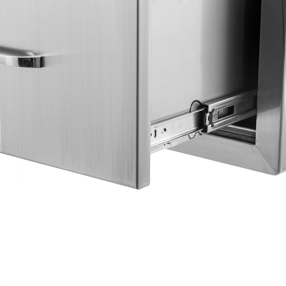 VEVOR Stainless Steel Outdoor Kitchen Drawers, Drawers Outdoor 490x 490mm