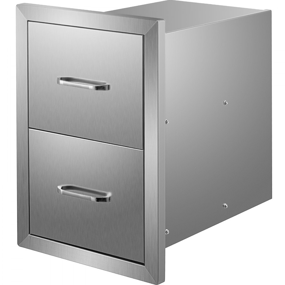 Vevor Stainless Steel Outdoor Kitchen Drawers, Drawers Outdoor 15.2 X 22.2 Inch