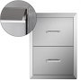 Vevor Stainless Steel Outdoor Kitchen Drawers, Drawers Outdoor 15.2 X 22.2 Inch