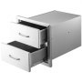 Vevor Stainless Steel Outdoor Kitchen Drawers Outdoor 18 X 18 X 24 In For Bbq