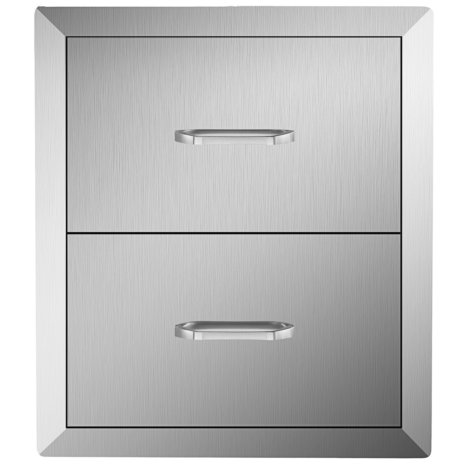 VEVOR BBQ Double Drawer 46x54CM Chest Of Drawer Outdoor Kitchen Outdoor Grilling