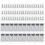 Soportes para rieles de cajón VEVOR, 10 pares de rieles para rieles laterales con rodamientos de bolas de 45 kg, soporte resistente para cajones de aparador, pieza de repuesto para bricolaje en la cocina.