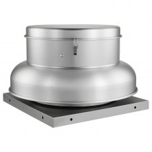 VEVOR Roof Exhaust Fan, Attic Vent Fan with High-Power Motor, 24.8inch Fan Base Heavy-Duty Aluminum Alloy, Speed Control Adjustable Airflow 4000/5000CFM, Compact for Garage,Kitchen,Bathroom,Silver