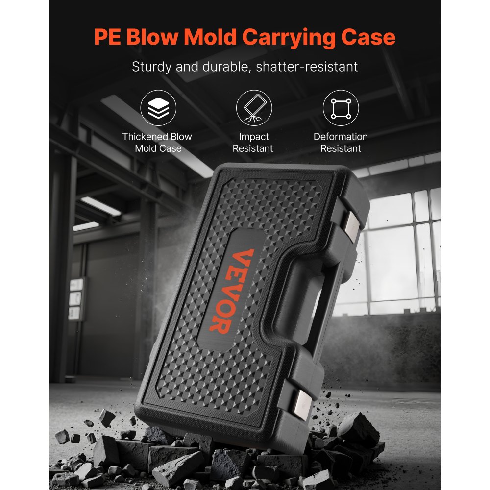 VEVOR Pull and Press Sleeve Kit, 26 PCS, Steel Bush Removal Insertion Sleeve Tools with Carrying Case, Compatible with LCV and HGV Engines, for Removing and Installing Bushings, Bearings, and Seals