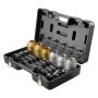 VEVOR Pull and Press Sleeve Kit, 26 PCS, Steel Bush Removal Insertion Sleeve Tools with Carrying Case, Compatible with LCV and HGV Engines, for Removing and Installing Bushings, Bearings, and Seals