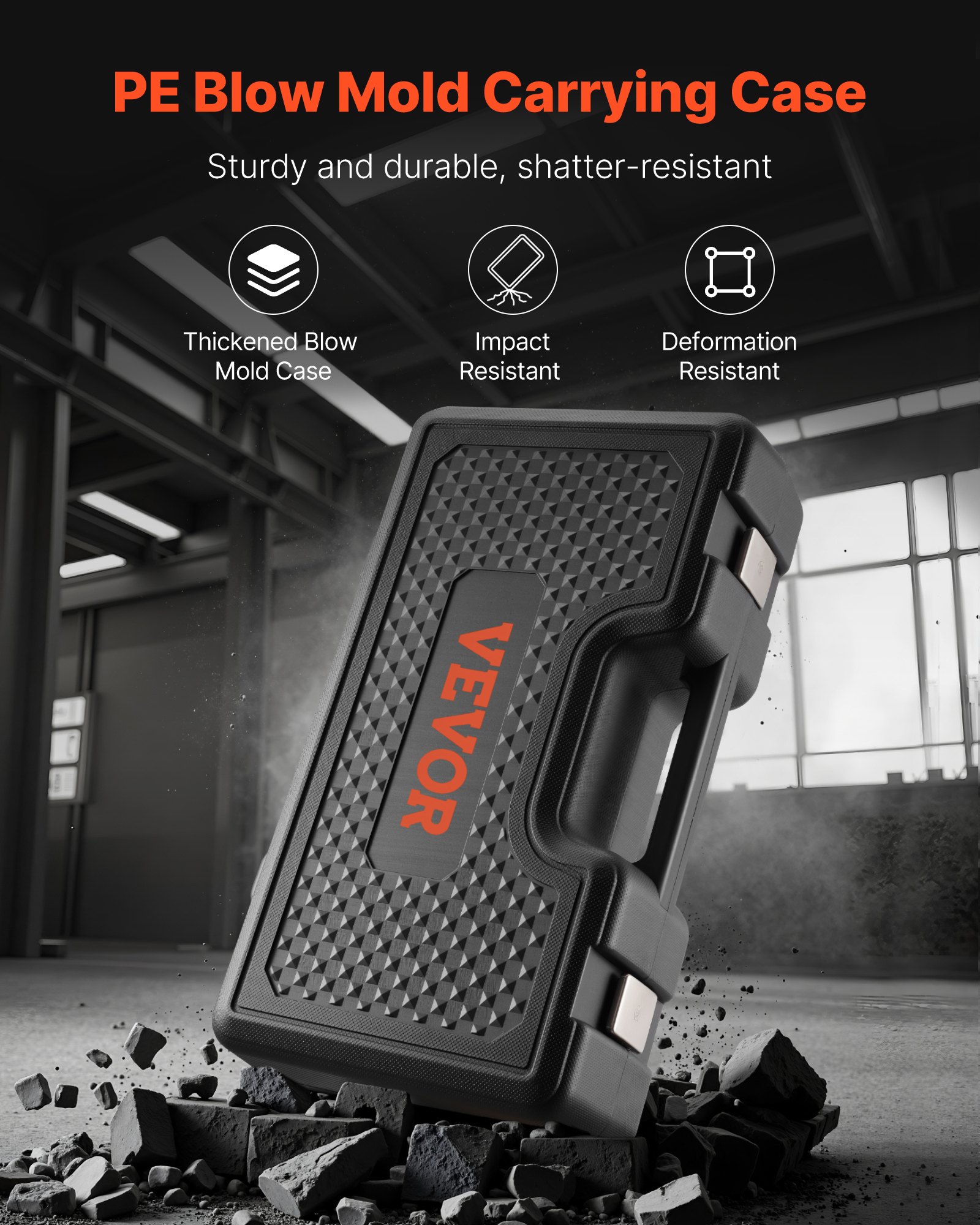 VEVOR Pull and Press Sleeve Kit, 26 PCS, Steel Bush Removal Insertion Sleeve Tools with Carrying Case, Compatible with LCV and HGV Engines, for Removing and Installing Bushings, Bearings, and Seals