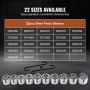 VEVOR 27 PCS Pull and Press Sleeve Kit Steel Bush Bearing Removal Installation