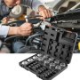 VEVOR 28 PCS Pull and Press Sleeve Kit, Steel Bush Bearing Removal and Installation Set, Bush Removal Insertion Sleeve Tools with Carrying Case, Multi-Vehicle Compatibility for LCV and HGV Engines