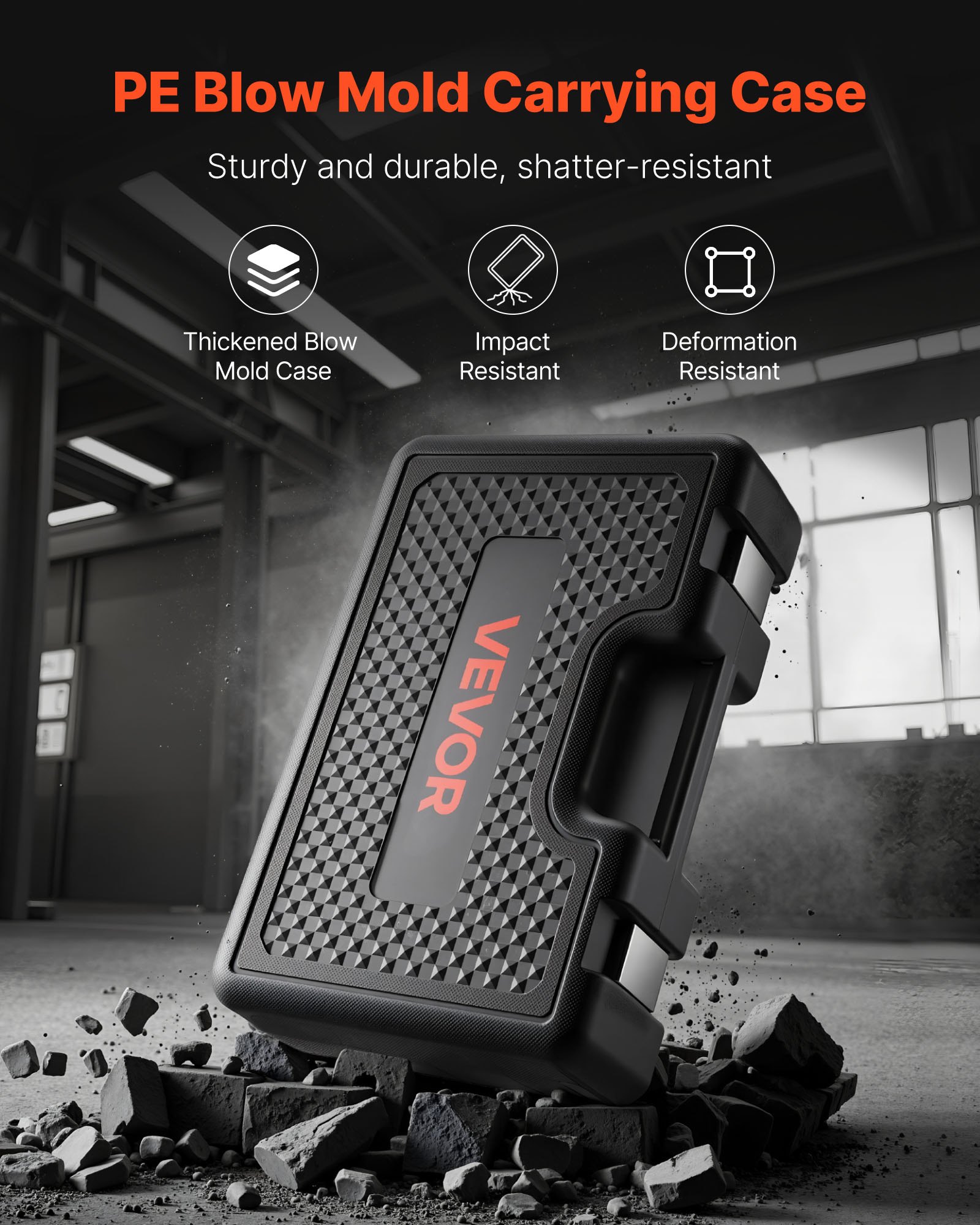 VEVOR Pull and Press Sleeve Kit, 36 PCS, Steel Bush Removal Insertion Sleeve Tools with Carrying Case, Compatible with LCV and HGV Engines, for Removing and Installing Bushings, Bearings, and Seals