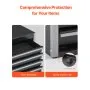 VEVOR Metal Tool Box, 218.4mm, Portable Metal Tool Box with 5 Drawers, Small Tool Chest with EVA Liners and PP Feet Pads, Heavy-Duty Steel With Ball Bearing Opening and Powder Coated Finish, Black