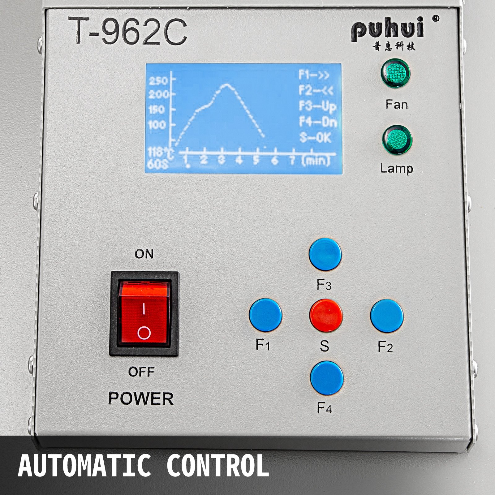 Reflow Oven Reflow Soldering Machine, T962c Smd Bga Infrared Ic Heater 400x600mm