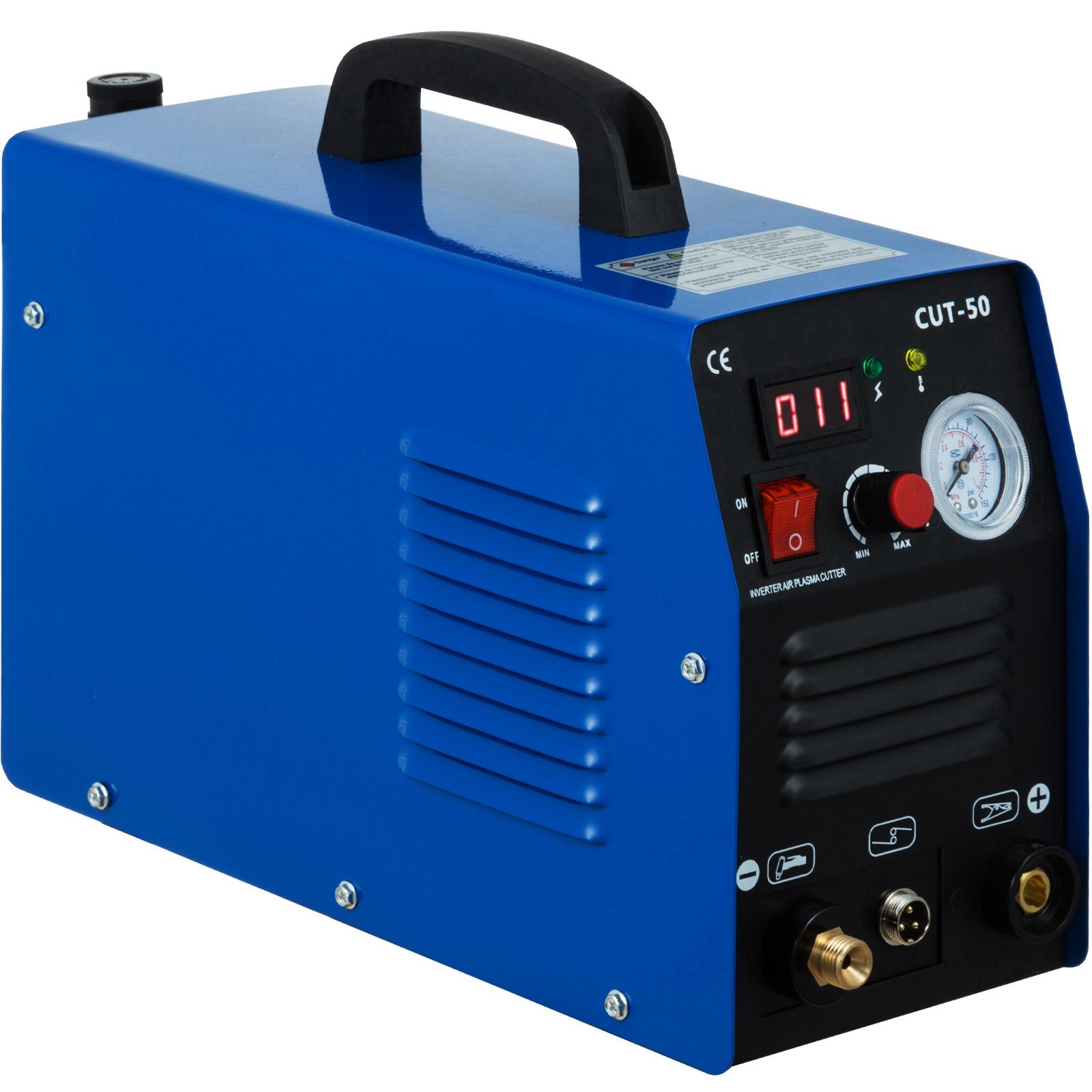 VEVOR Plasma Cutter, CUT-50 Air Inverter Plasma Cutter, 50A Plasma Cutting Machine, Max Cutting Thickness 0.47" Air Plasma Cutter, Digital Display Cutter Machine, Air Plasma Cutting Machine w/ Kit