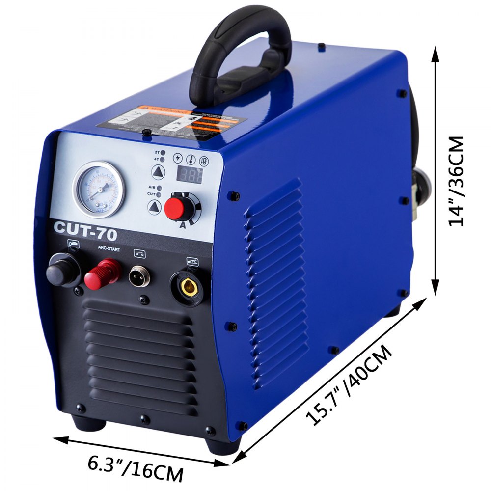 70a Plasma Cutter Air Plasma Cutter Machine Non-touch Pilot Arc Dual Voltage