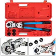 VEVOR Pipe Crimping Pliers 16-32mm Pressing Rotatable  Steel Fitting Tools Compound Pipe 16-32mm Extendable Composite Pipes Press Fitting