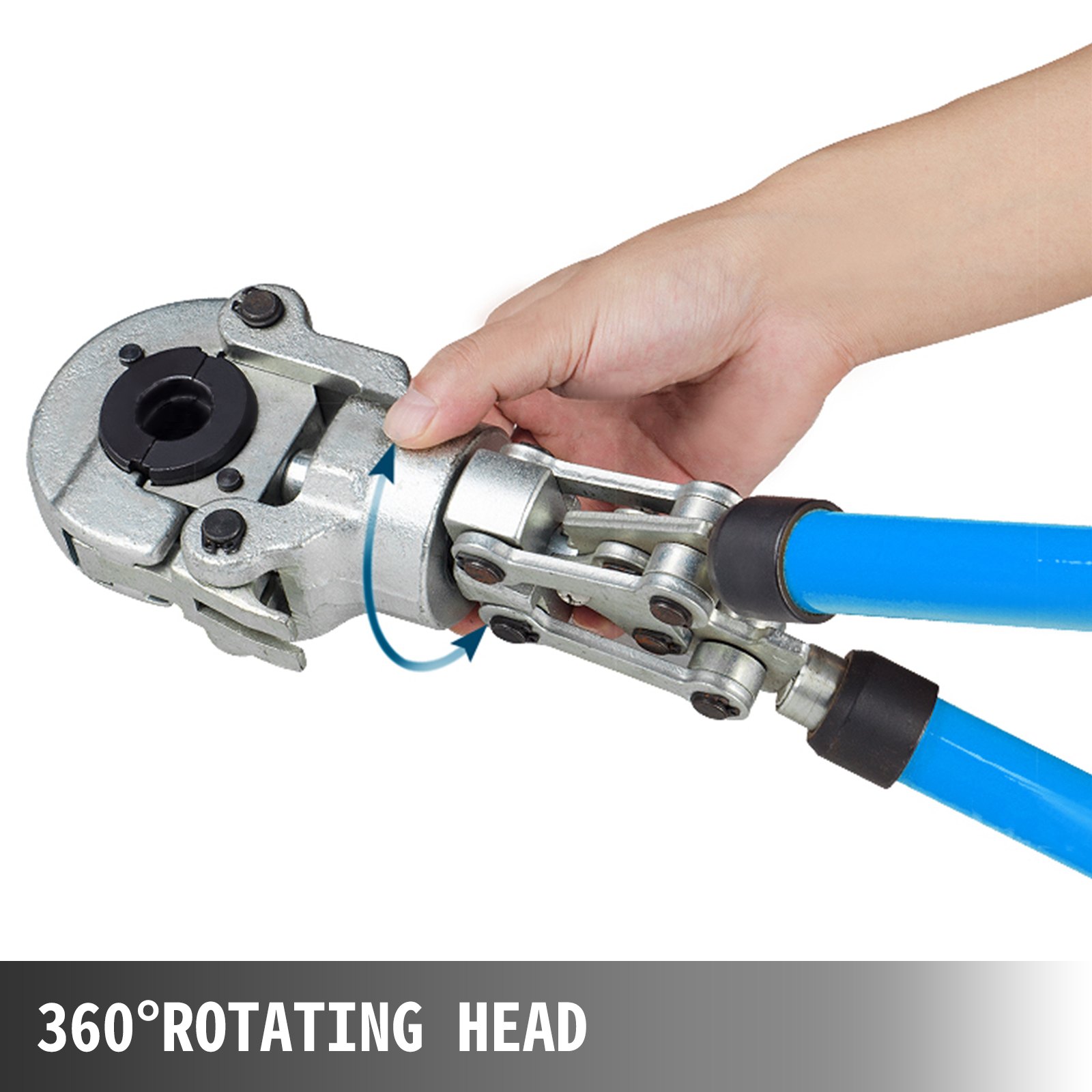 VEVOR Pipe Crimping Pliers 16-32mm Pressing Rotatable  Steel Fitting Tools Compound Pipe 16-32mm Extendable Composite Pipes Press Fitting