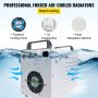Vevor 9l tanque refrigerador de água CW-3000DG termólise refrigerador de água industrial refrigerador de água para 60w 80w co2 vidro tubo laser refrigerador