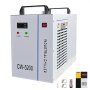 VEVOR 6L tartályos vízhűtő CW-5200 termolízis ipari vízhűtő vízhűtő hűtő 130 150 W-os CO2 üveg lézercső hűtőhöz