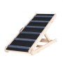 VEVOR Dog Ramp, Folding Pet Ramp for Bed, Adjustable Dog Ramp for Small, Large, Old Dogs & Cats, Wooden Pet Ramp with 105cm Long Ramp, Adjustable from 35cm to 65cm, Suitable for Couch, Sofa, Car