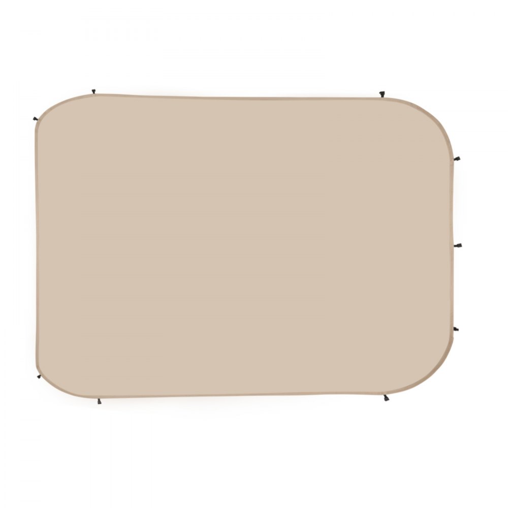 VEVOR Sun Shade Sail Canopy Covers, Fit for 10 x 9.2 ft Screen House Tent, Sun Protection, 5.51 x 4.23 ft 300D Oxford Silver-Coated Fabric, Pack of 3 (Not Include Tent), for Outdoor Activities, Beige