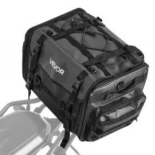 VEVOR Motorcycle Tail Bag Expandable Rear Luggage Storage Shoulder Bag 40-60 L