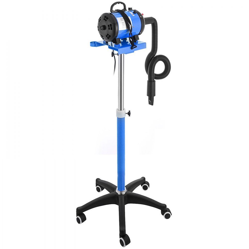 Dog Grooming Mobile Portable Pet Fur Dryer + Stand Blaster Heater Arm
