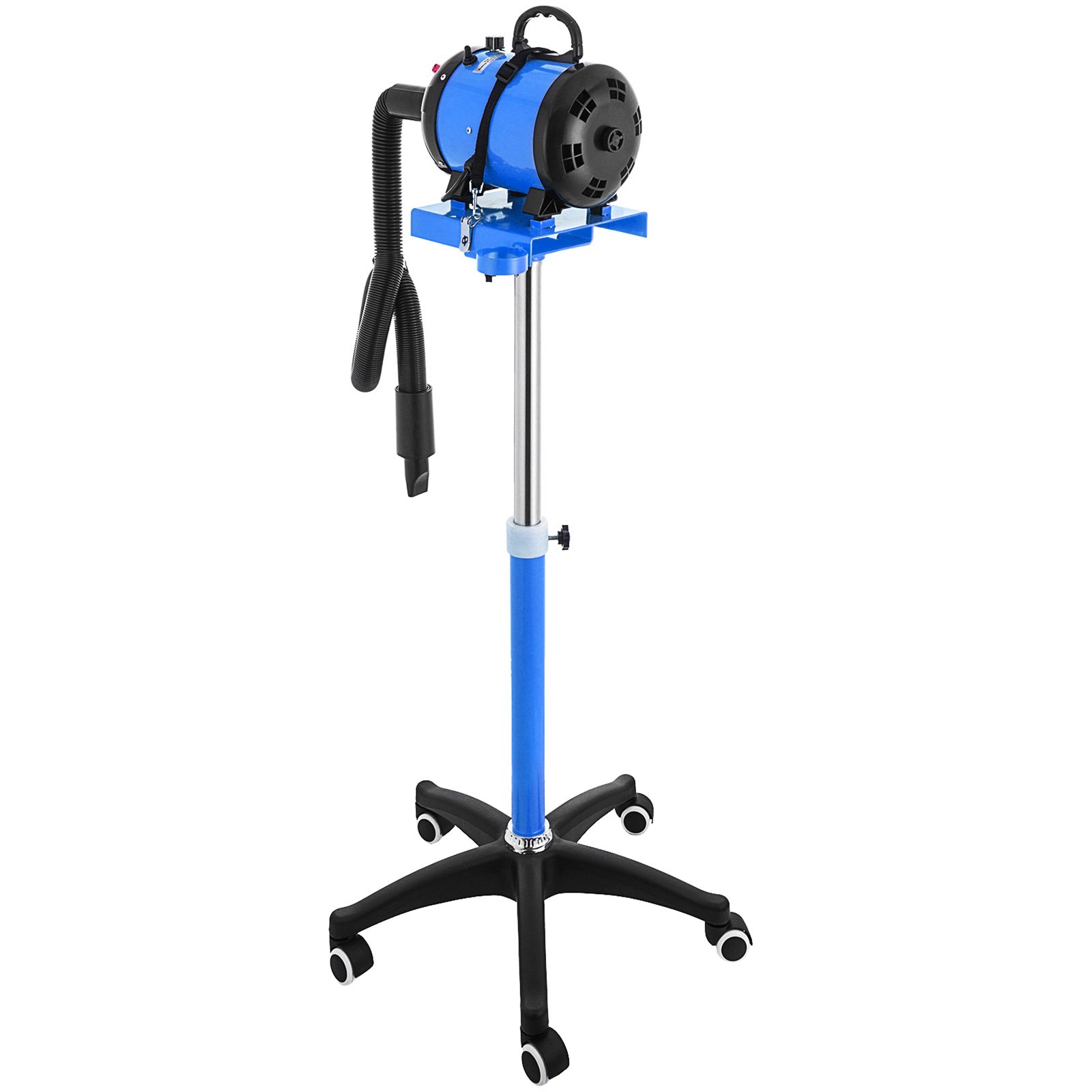 Dog Grooming Mobile Portable Pet Fur Dryer + Stand Blaster Heater Arm