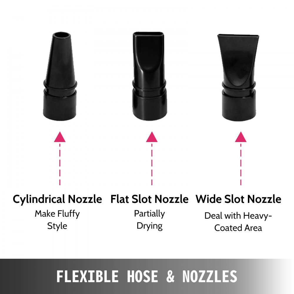 2800w Pet Dog Hair Fur Grooming Dryer Blaster W/ Stand Blower Mobile Adjustable