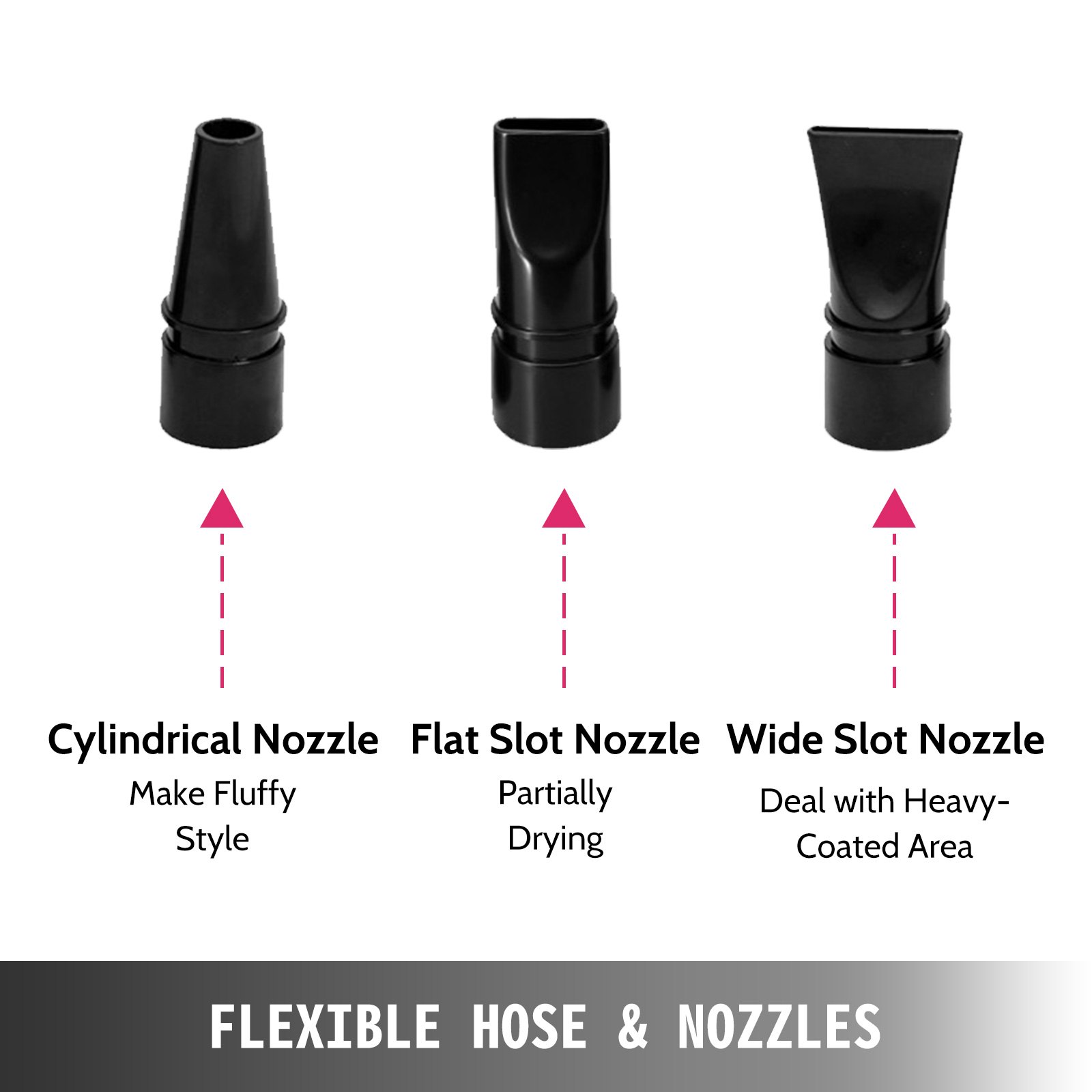 2800w Pet Dog Hair Fur Grooming Dryer Blaster W/ Stand Blower Mobile Adjustable