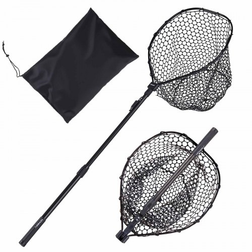 collasible fishing net SUNMME Foldable and Retractable Fishing Net Folding Fishing Net Telescopic Fishing Landing Net Scoop with Handle Fishing Tools 70/95/120cm Easy to Carry and Storage : Sports & Outdoors Article refer Stowmaster Collapsible Nets