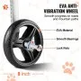 VEVOR 2 Wheels Dog Wheelchair for Back Legs, Pet Wheelchair Lightweight & Adjustable Assisting in Healing,  Dog Cart/Wheelchair for Injured, Disabled, Paralysis, Hind Limb Weak Pet(L)