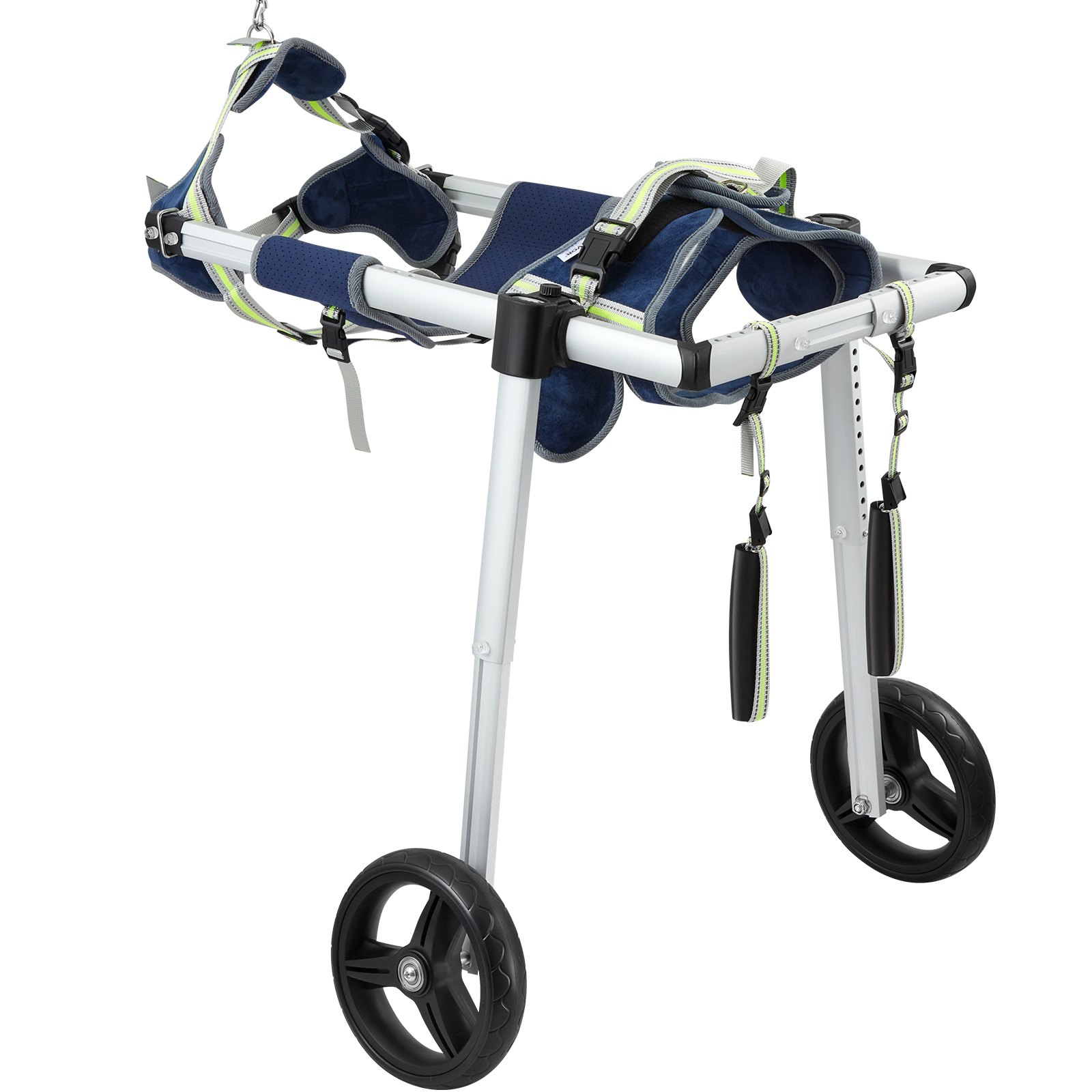 VEVOR 2 Wheels Dog Wheelchair for Back Legs, Pet Wheelchair Lightweight & Adjustable Assisting in Healing,  Dog Cart/Wheelchair for Injured, Disabled, Paralysis, Hind Limb Weak Pet(L)