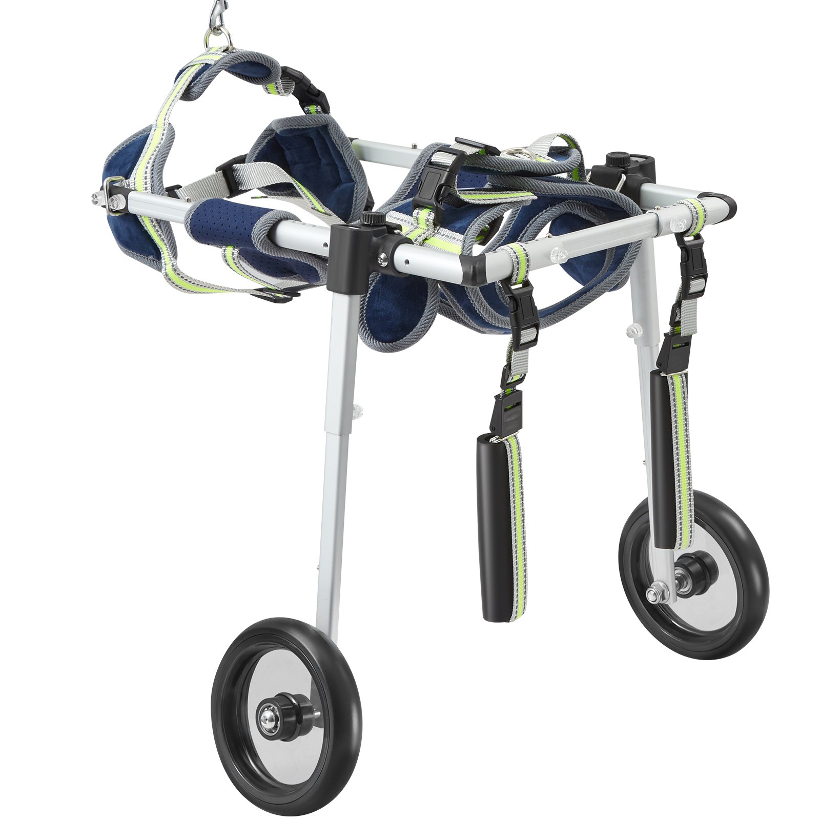 VEVOR 2 Wheels Dog Wheelchair for Back Legs, Pet Wheelchair Lightweight & Adjustable Assisting in Healing,  Dog Cart/Wheelchair for Injured, Disabled, Paralysis, Hind Limb Weak Pet(XS)