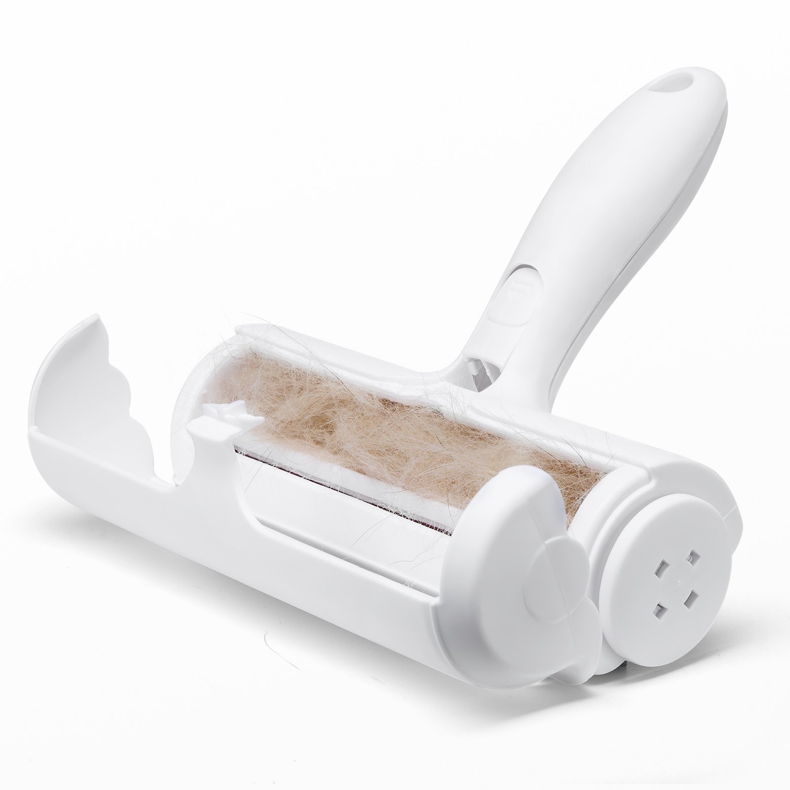 VEVOR Pet Hair Remover Roller, Reusable Dual-sided Lint Roller Tool, Dog and Cat Efficient Hair Cleaning Remover, for Home, Furniture, Car, Couch, Carpet, Seat, Bedding, Floor, Sofa, White