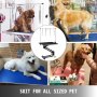 Superficie de goma ajustable de la altura de la mesa de la preparación del perro del animal doméstico de elevación eléctrica 330lbs