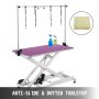 Electric Lifting Pet Dog Grooming Table 440lbs Large Pet Bath Clamps Shower