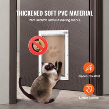 Pet Door Replacement Flap 10.25" x 16.25" Compatible with Pet Doors